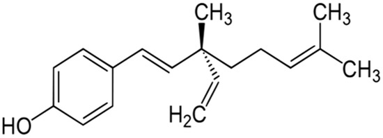 Chemical structure of bakuchiol